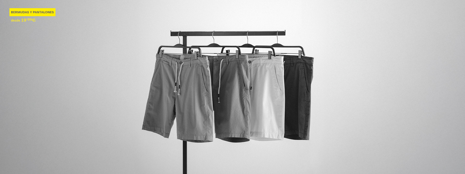 rebajas en bermudas y pantalones de hombre